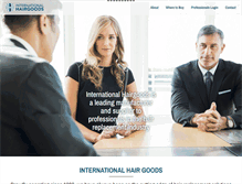 Tablet Screenshot of internationalhairgoods.com